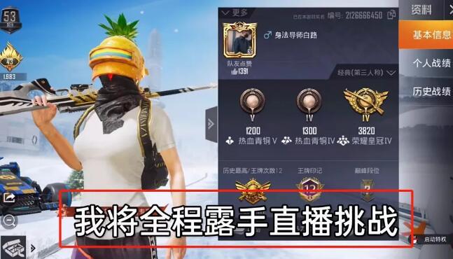 和平精英《先行者》外挂稳到飞起嘎嘎上分中